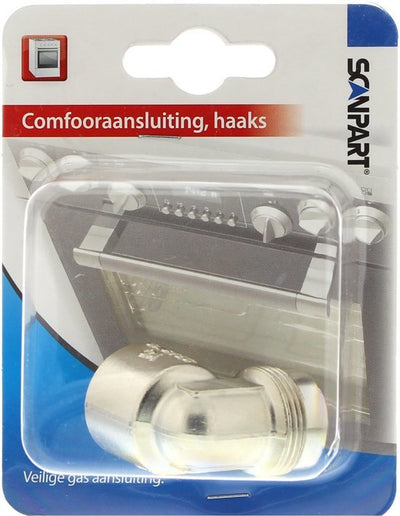 Scanpart Comfooraansluiting 1/2 inch - Haaks