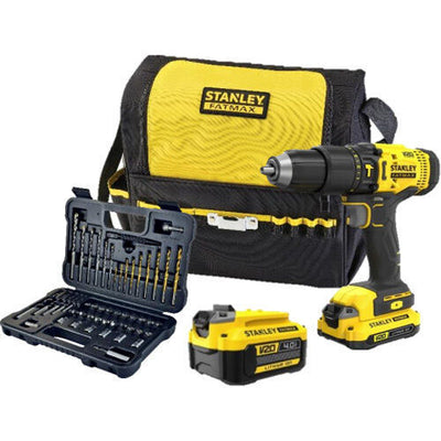 Stanley SFMCD711DMA-QW 18 Volt Klopboormachine, 2 Accu's, Tas, 50 Delige AccessoireSet