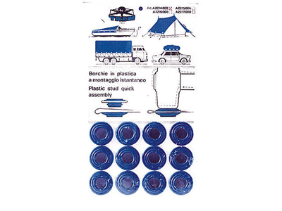 Talamex kunststof zeilogen per 12 stuks, doorsnede 15mm