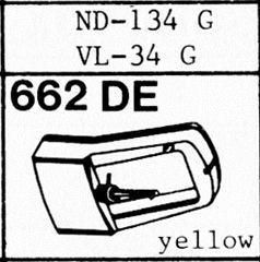 Tonar 662DE naald voor Sony ND-134; VL-32G