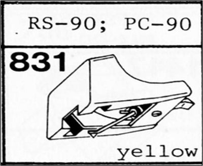 Tonar 831DS naald voor Akai RS-90; PC-90