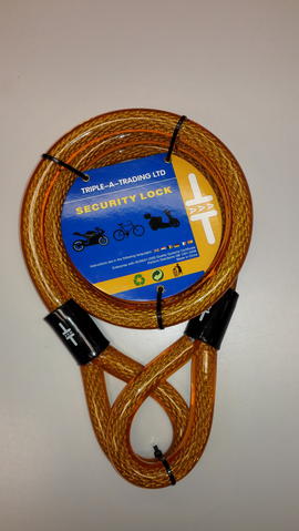 Triple-A Kabel met lus voor slot 20 x 180