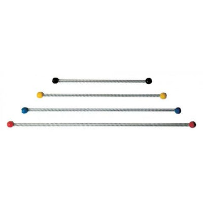 U-Rope Zeilbinder 40cm met bal zakje met 4 stuks, gele ballen