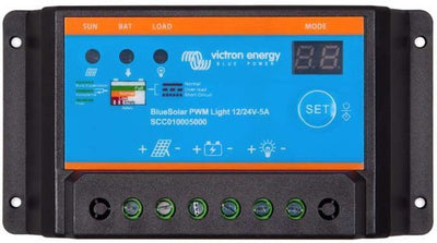 Victron BlueSolar PWM-Light 12/24-10A laadregelaar