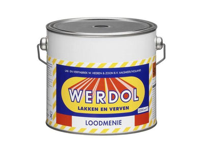 Werdol Loodmenie roestwerende primer 2 l (professioneel gebruik)